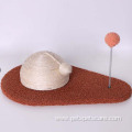 Mushroom house tree natural cotton ball cat tree